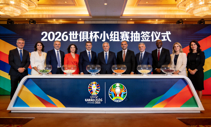 2026世俱杯小组赛抽签仪式现场嘉宾合影